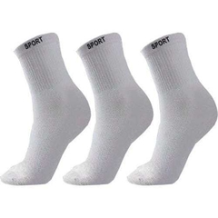 Kit com 3 Pares Meias Cano Alto Promocao Oferta na internet