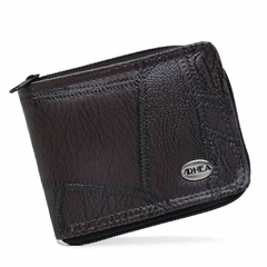 Carteira Masculina Fecho Ziper Grande Rhea Ref 01 na internet