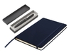 CUADERNO LIBRETA A5 AZUL 80 HOJAS RAYADA + BOLIGRAFO DE METAL - comprar online