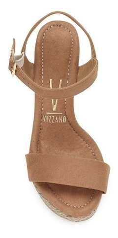 Anabela Feminino Vizzano Sandália Plataforma Salto Alto Meia Pata 62832000 Promoção - comprar online