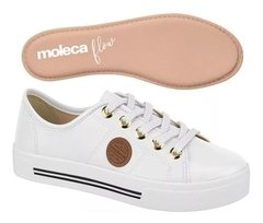 Tênis Moleca Casual Feminino Plataforma Napa Flow Sardenha 5667302 Promoção - comprar online