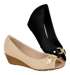 Sapato Feminino Plataforma Peep Toe Modare 7036311 Promoção - Dkcalçados