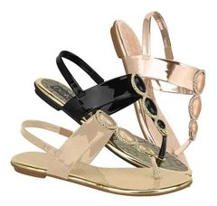 Sandalia Rasteirinha Feminina De Dedo Elastico Beirario 8367515 Promoção