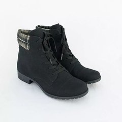 Bota Coturno Feminino Xadrez Dakota Cano Curto G1223 Oferta