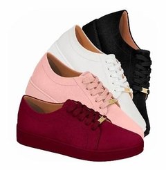 Imagem do Tenis Feminino Casual Vizzano Sued Pronta Entrega 1214205