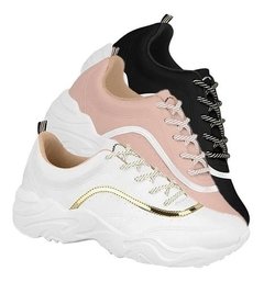 Imagem do Tênis Feminino Moleca Dad Sneaker Chunky 5677100 Promoção