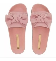 Chinelo Slide Moleca Laço Feminino Camurça Sued 5414104 Prom na internet