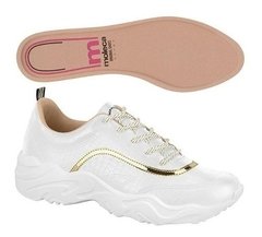 Tênis Feminino Dad Sneaker Sola Alta Moleca 5677100 Promoção - comprar online