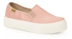 Tênis Feminino Flatform Moleca Slipon 5658100 Preto Promoção - Dkcalçados