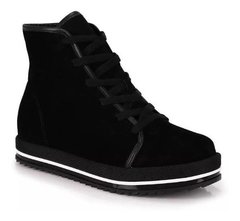 Tênis Bota Feminina Nobuk Suede Cano Medio Beira Rio 9062100