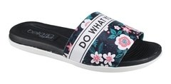 Imagem do Chinelo Beira Rio Slide 8360.108 Feminino Preto E Rosa