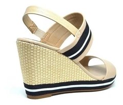 Sandália Feminina Salto Anabela Plataform Beira Rio 8304821 - comprar online