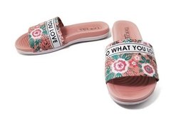 Imagem do Chinelo Beira Rio Slide 8360.108 Feminino Preto E Rosa