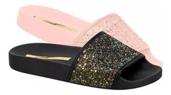 Chinelo Moleca Slide Brilho Plataforma Gliter 5414107 Oferta - comprar online