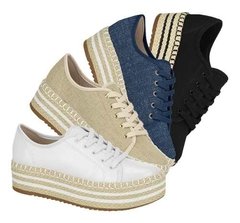 Tênis Feminino Plataforma Sola Alta Corda Beira Rio 4232100