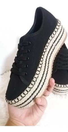 Tênis Feminino Plataforma Sola Alta Corda Beira Rio 4232100 - Dkcalçados