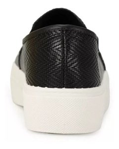 Tênis Feminino Flatform Moleca Slipon 5658100 Preto Promoção - comprar online