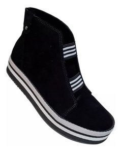 Tênis Bota Feminina Nobuk Suede Cano Medio Beira Rio 9062100 na internet