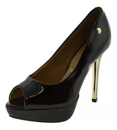 Sapato Scarpin Feminino Meia Pata Verniz Vizzano 1255101