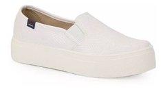 Tênis Feminino Flatform Moleca Slipon 5658100 Preto Promoção