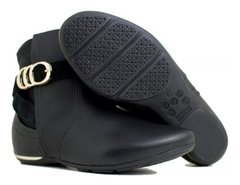 Bota Feminina Comfortflex Casual Salto Baixo Embutido Nova - Dkcalçados