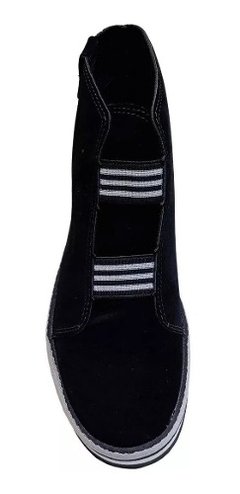 Tênis Bota Feminina Nobuk Suede Cano Medio Beira Rio 9062100 - Dkcalçados