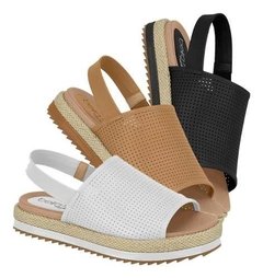 Sandália Beirario Avarca Tratorada Flatform Plataforma 8354814 Promoção