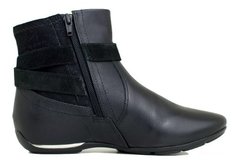Bota Feminina Comfortflex Em Couro Salto Baixo Embutido Nova na internet