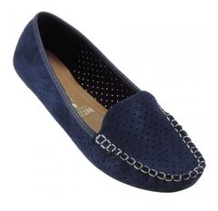 Sapatilha Mocassim Vizzano Nobuk Flex Feminino - 1187103
