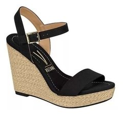 Anabela Feminino Vizzano Sandália Plataforma Salto Alto Meia Pata 62832000 Promoção - comprar online