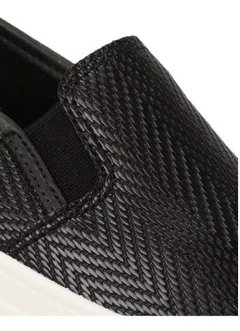Tênis Feminino Flatform Moleca Slipon 5658100 Preto Promoção na internet