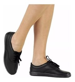 Kit 2 Pares Tênis Feminino Beirario Profissional Enfermagem Branco Preto 73250 Promoçao - Dkcalçados