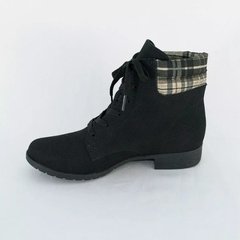 Bota Coturno Feminino Xadrez Dakota Cano Curto G1223 Oferta - Dkcalçados