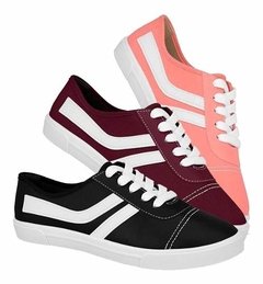 Tênis Moleca Old Skool Casual Feminino Lona 5296152 Promoção