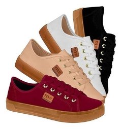 Tênis Moleca Feminino Casual Camurça Suede 5672.100 Promoção - Dkcalçados