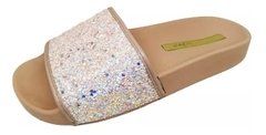 Chinelo Moleca Slide Brilho Plataforma Gliter 5414107 Oferta