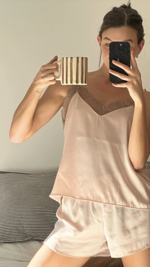 Pijama Sedita Dalia - Nude - comprar online