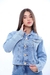 Jaqueta Jeans Juvenil Lavagem Clara - Diana Kids