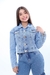 Jaqueta Jeans Juvenil Lavagem Clara