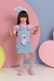Jardineira Jeans Infantil Angel - comprar online