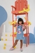 Jardineira Jeans Infantil Angel