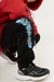 25027 - PANTALON NEGRO ESTAMPADO - Now Black