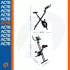 Bicicleta Ergométrica Dobrável X-Bike E43 - Acte - loja online