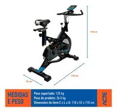 Imagem do Bicicleta para Spinning Pro E17 - Acte