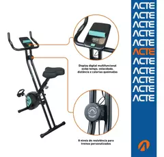 Bicicleta Ergométrica Dobrável X-Bike E43 - Acte - Casa dos Compressores