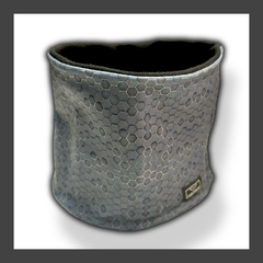 Cuello Micropolar Reversible diseño Panal Dark