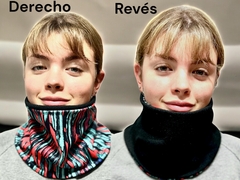 Cuello Micropolar Reversible diseño Forest - Somos Patagonia