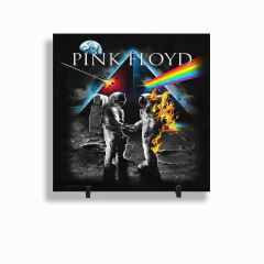Quadro Azulejo Personalizado de Cerâmica 15x15 cm e Suporte Pink Floyd MOD 01 - comprar online