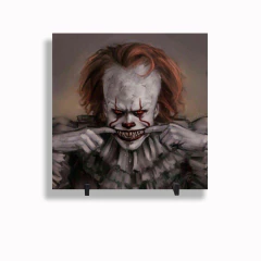 Quadro Azulejo Personalizado de Cerâmica 15x15 cm e Suporte It A Coisa Pennywise MOD 01 - comprar online