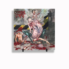 Quadro Azulejo Personalizado de Cerâmica 15x15 cm e Suporte Cannibal Corpse Metal MOD 01 - comprar online